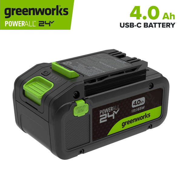 PowerAll 24V 4Ah Battery with 65W USB-C Charger