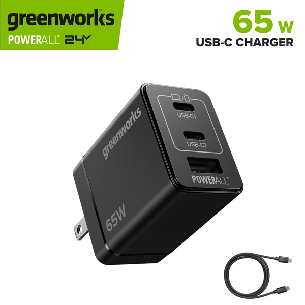 PowerAll 24V Charger Set with 65W USB-C Charger Block