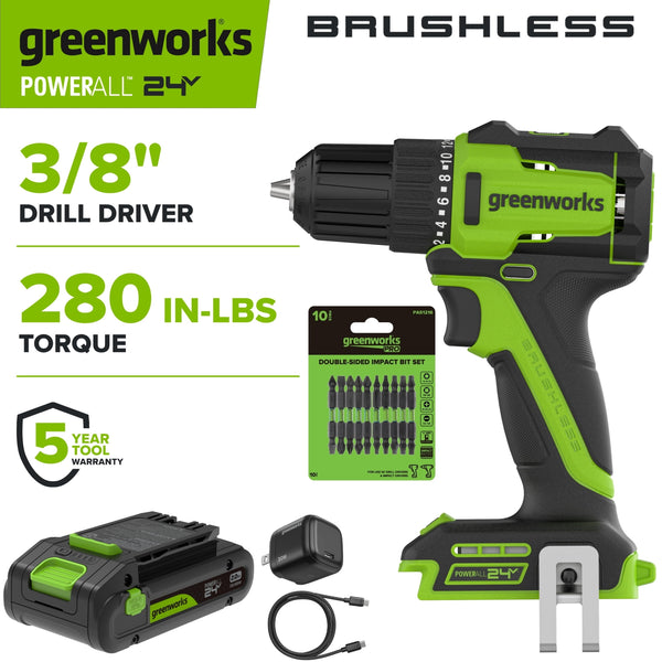 PowerAll 24V Brushless 3/8