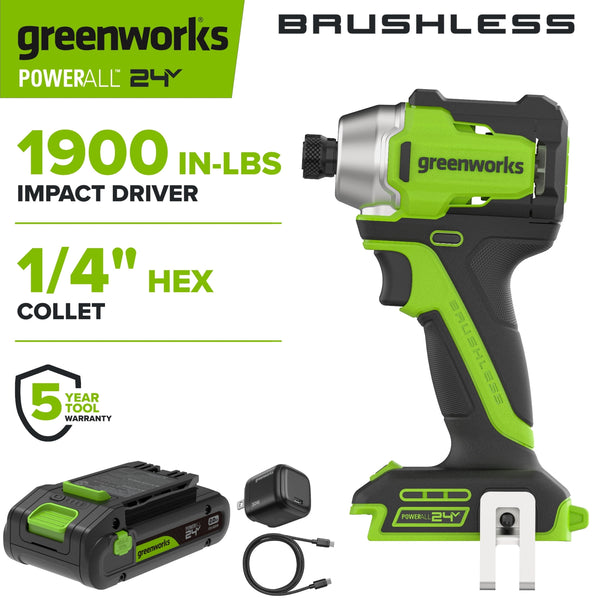 PowerAll brushless 200Nm/1900 in-lbs impact driver