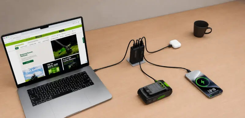 Compact power, wherever work goes.
