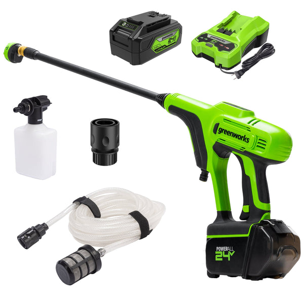 5119802-OB – OPEN BOX 24V 600 PSI Cordless Power Cleaner, Battery and Charger isolated