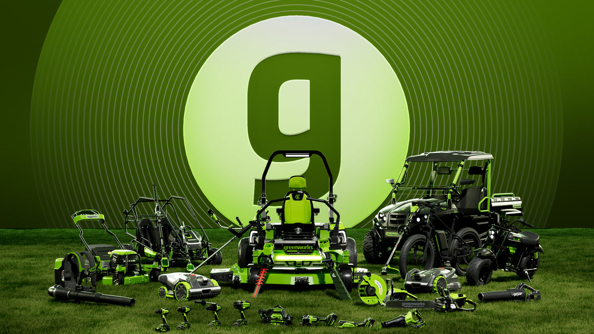 Greenworks outdoor power equipment family